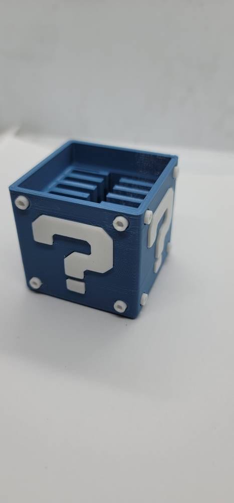 Mario Question Block Switch Game Holder (3D Printed)