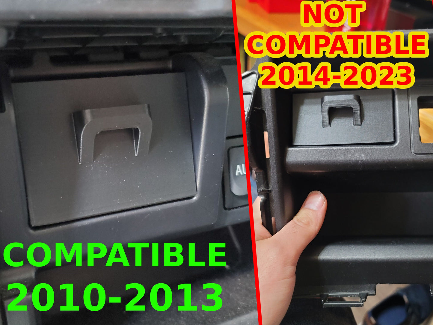 5th Gen *2010 - 2013* 4Runner Storage Drawer (3D Printed)