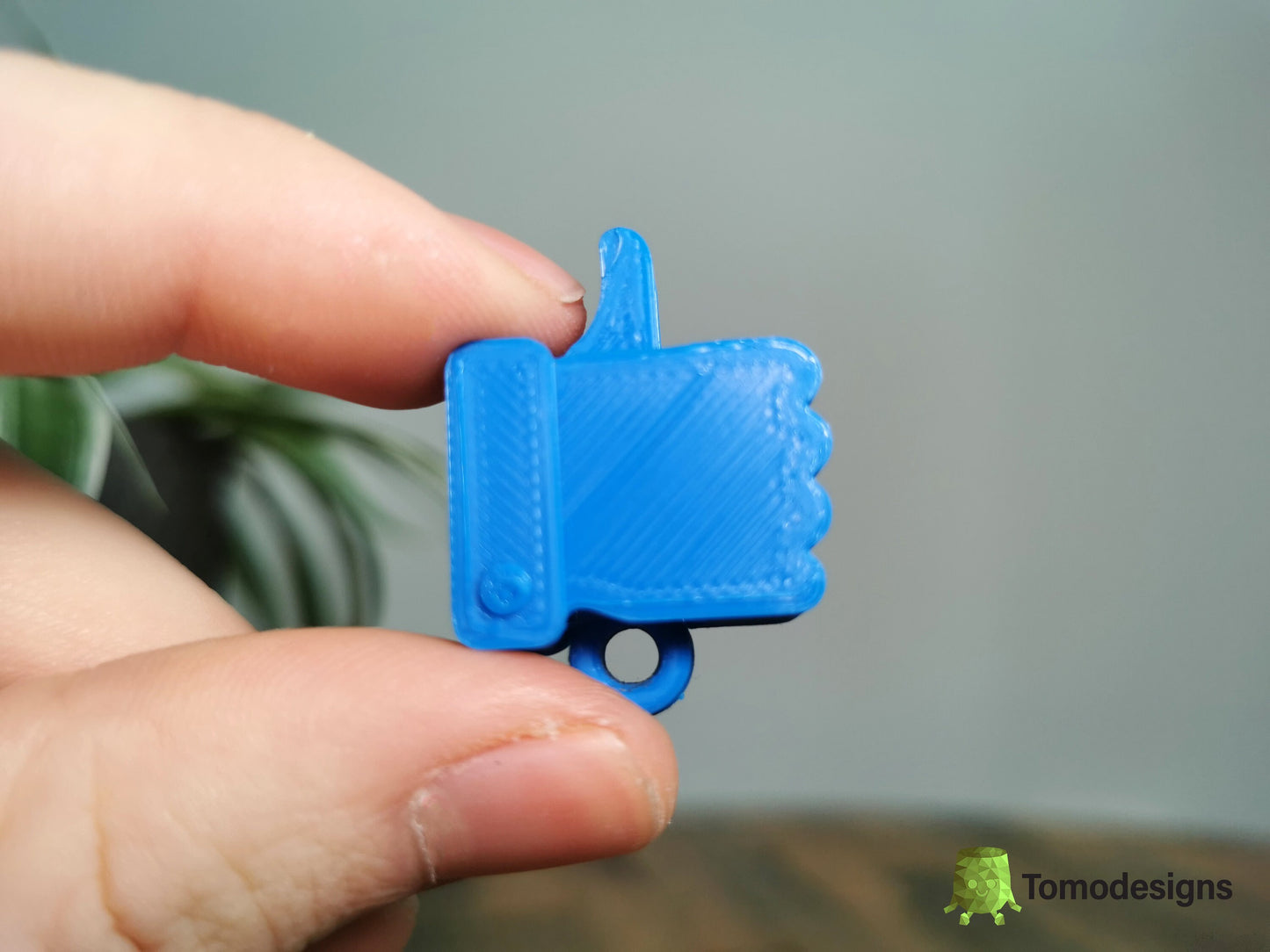 Thumbs Up Keychain (3D Printed) -Designed by TomoDesigns