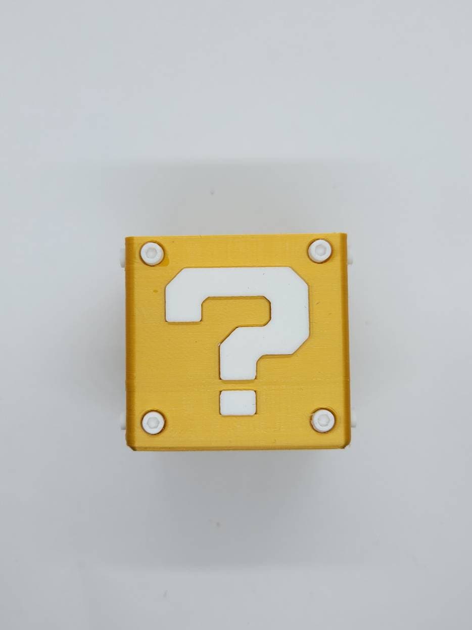 Mario Question Block Switch Game Holder (3D Printed)