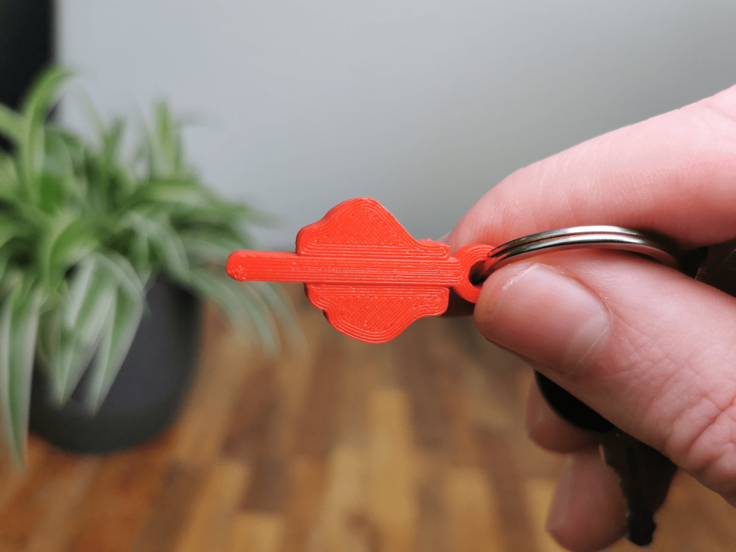 Middle Finger Keychain (3D Printed) -Designed by TomoDesigns